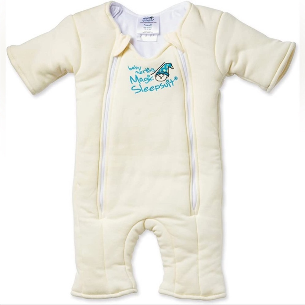 Baby Merlin Magic Sleepsuit Small Cream